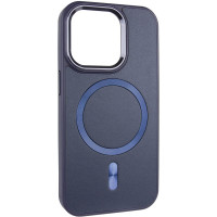 Кожаный чехол SnapCase with MagSafe для Apple iPhone 11 (6.1) - Dark Blue