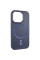 Кожаный чехол SnapCase with MagSafe для Apple iPhone 11 (6.1) - Dark Blue - фото