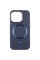 Кожаный чехол SnapCase with MagSafe для Apple iPhone 11 (6.1) - Dark Blue - фото