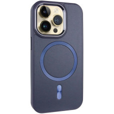 Кожаный чехол SnapCase with MagSafe для Apple iPhone 15 Pro Max (6.7) - Dark Blue