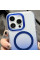 Чохол TPU+PC Shadow with MagSafe для Apple iPhone 14 Pro Max (6.7) - Blue - фото