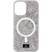 Чехол Bling World Rock Diamond with MagSafe для Apple iPhone 11 (6.1) - Silver