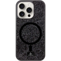 TPU чохол Bling World Rock Diamond with MagSafe для Apple iPhone 14 Pro (6.1) - Black