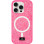 TPU чохол Bling World Rock Diamond with MagSafe для Apple iPhone 14 Pro (6.1) - Rose