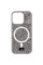Чехол Bling World Rock Diamond with MagSafe для Apple iPhone 15 (6.1) - Grey - фото