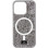 TPU чехол Bling World Rock Diamond with MagSafe для Apple iPhone 15 (6.1) - Grey
