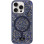 TPU чохол Bling World Rock Diamond with MagSafe для Apple iPhone 15 Pro (6.1) - Navy Blue
