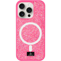 TPU чохол Bling World Rock Diamond with MagSafe для Apple iPhone 15 Pro Max (6.7) - Rose