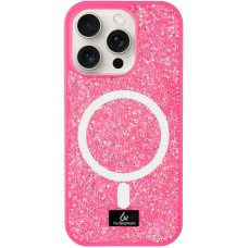 TPU чохол Bling World Rock Diamond with MagSafe для Apple iPhone 15 Pro Max (6.7) - Rose