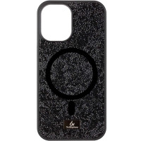 TPU чохол Bling World Rock Diamond with MagSafe для Apple iPhone 16 (6.1) - Black