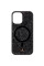 TPU чохол Bling World Rock Diamond with MagSafe для Apple iPhone 16 (6.1) - Black - фото
