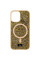 TPU чохол Bling World Rock Diamond with MagSafe для Apple iPhone 16 (6.1) - Gold - фото