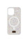 TPU чохол Bling World Rock Diamond with MagSafe для Apple iPhone 16 (6.1) - White - фото