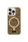 Чехол Bling World Rock Diamond with MagSafe для Apple iPhone 16 Pro Max (6.9) - Gold - фото