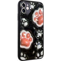 TPU+PC чохол Prisma Plushie для Apple iPhone 12 (6.1) - Paws