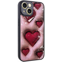 TPU+PC чохол Prisma Plushie для Apple iPhone 14 (6.1) - Hearts