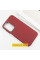 Кожаный чехол Leather Case Metal Buttons для Samsung Galaxy S24 Ultra - Red - фото