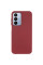 Шкіряний чохол Leather Case Metal Buttons для Samsung Galaxy A15 4G/5G / M15 5G - Red - фото