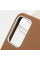 Кожаный чехол Leather Case Metal Buttons для Samsung Galaxy S24 FE - Brown - фото