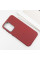 Кожаный чехол Leather Case Metal Buttons для Samsung Galaxy S24 FE - Red - фото