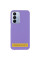 Кожаный чехол Leather Case Metal Buttons для Samsung Galaxy S25 Ultra - Light Purple - фото