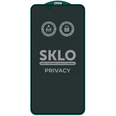 Захисне скло SKLO 5D Privacy (тех.пак) для Apple iPhone 13 / 13 Pro / 14 (6.1) - Чорний