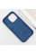 Чохол Silicone case (AAA) with Magsafe and Animation (button) для Apple iPhone 16 Pro (6.3) - Denim - фото