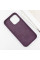 Чохол Silicone case (AAA) with Magsafe and Animation (button) для Apple iPhone 16 Pro (6.3) - Plum - фото