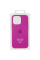 Чохол Silicone case (AAA) with Magsafe and Animation (button) для Apple iPhone 16 Pro Max (6.9) - Fuchsia - фото