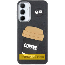 Чохол TPU Leather Toys для Xiaomi Redmi Note 13 Pro 4G / Poco M6 Pro 4G - Coffee / Black