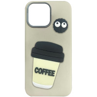 Чохол TPU Leather Toys для Apple iPhone 16 Pro Max (6.9) - Coffee / Sand