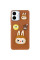 Чохол TPU Leather Toys для Samsung Galaxy A06 - Labubu / Brown - фото