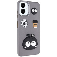 Чохол TPU Leather Toys для Samsung Galaxy A06 - Monster / Grey