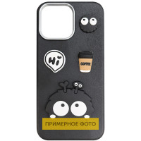 Чохол TPU Leather Toys для Apple iPhone 16e (6.1) - Monster / Black