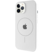 Чохол Silicone Case Full Protective (AA) with MagSafe для Apple iPhone 11 Pro (5.8) - Білий / White