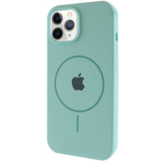 Чохол Silicone Case Full Protective (AA) with MagSafe для Apple iPhone 11 Pro (5.8) - Бірюзовий / Light Turquoise