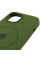 Чохол Silicone Case Full Protective (AA) with MagSafe для Apple iPhone 11 Pro (5.8) - Зелений / Dark Olive - фото