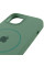 Чохол Silicone Case Full Protective (AA) with MagSafe для Apple iPhone 11 Pro (5.8) - Зелений / Pine green - фото