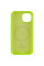 Чохол Silicone Case Full Protective (AA) with MagSafe для Apple iPhone 11 Pro (5.8) - Салатовий / Neon green - фото