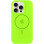 Чехол Silicone Case Full Protective (AA) with MagSafe для Apple iPhone 11 Pro (5.8) - Салатовый / Neon green