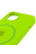 Чохол Silicone Case Full Protective (AA) with MagSafe для Apple iPhone 11 Pro (5.8) - Салатовий / Neon green - фото