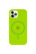 Чохол Silicone Case Full Protective (AA) with MagSafe для Apple iPhone 11 Pro (5.8) - Салатовий / Neon green - фото