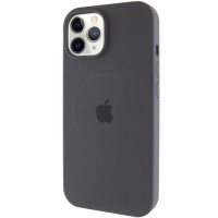 Чохол Silicone Case Full Protective (AA) with MagSafe для Apple iPhone 11 Pro (5.8) - Сірий / Dark Gray