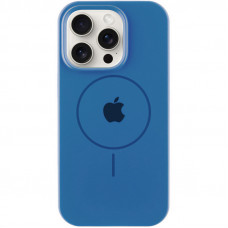 Чехол Silicone Case Full Protective (AA) with MagSafe для Apple iPhone 11 Pro (5.8) - Синий / Denim Blue