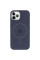 Чехол Silicone Case Full Protective (AA) with MagSafe для Apple iPhone 11 Pro (5.8) - Темно-синий / Midnight blue - фото