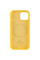 Чехол Silicone Case Full Protective (AA) with MagSafe для Apple iPhone 11 (6.1) - Желтый / Yellow - фото