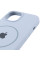 Чохол Silicone Case Full Protective (AA) with MagSafe для Apple iPhone 11 (6.1) - Блакитний / Lilac Blue - фото