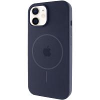 Чехол Silicone Case Full Protective (AA) with MagSafe для Apple iPhone 11 (6.1) - Темно-синий / Midnight blue