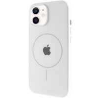 Чехол Silicone Case Full Protective (AA) with MagSafe для Apple iPhone 11 (6.1) - Белый / White