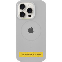 Чехол Silicone Case Full Protective (AA) with MagSafe для Apple iPhone 11 (6.1) - Серый / Light Grey